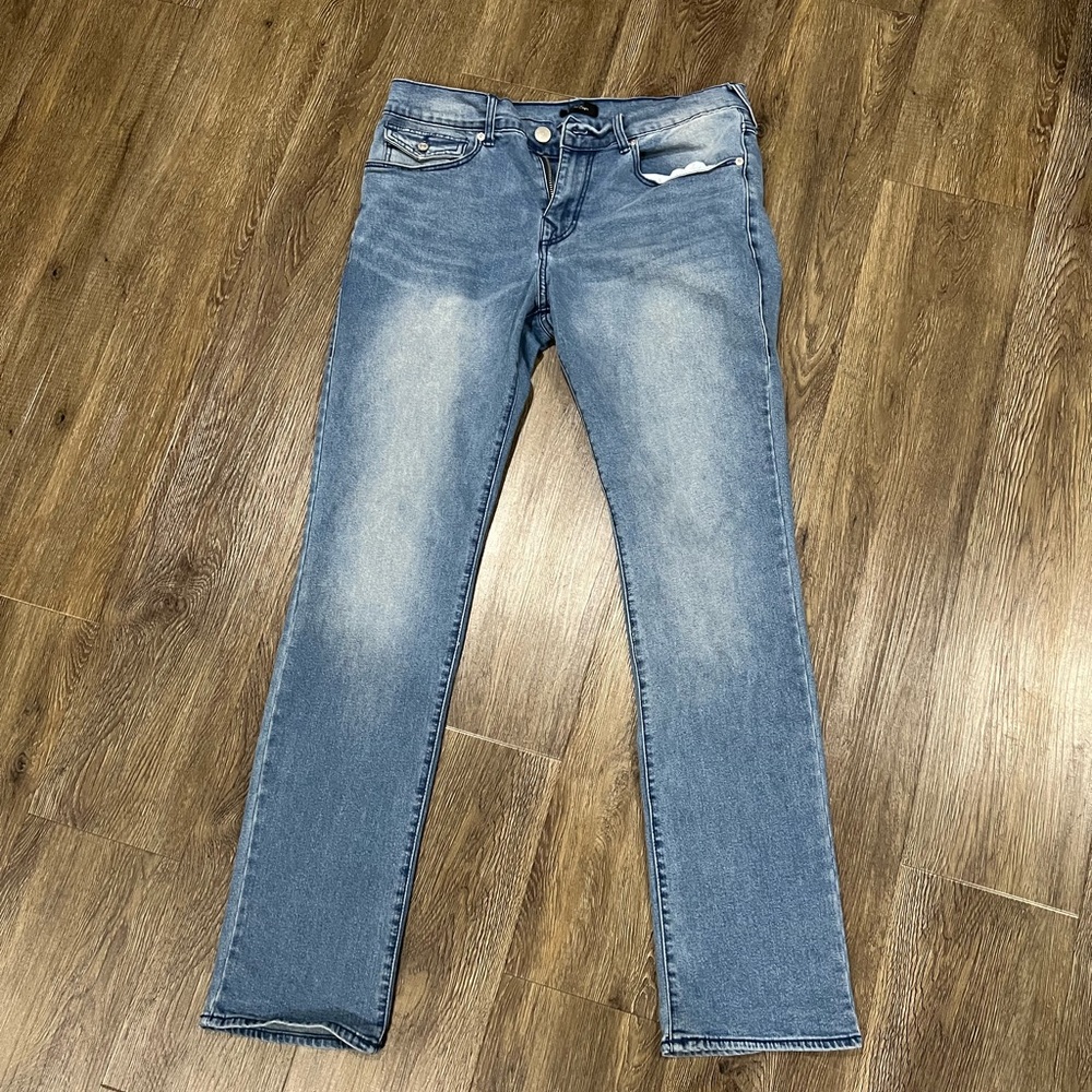True Religion Light Blue Men's Straight Jeans